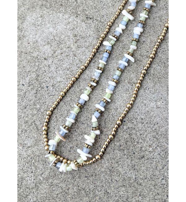 Ungrid「ビーズコンビネックレス」|ネックレス|