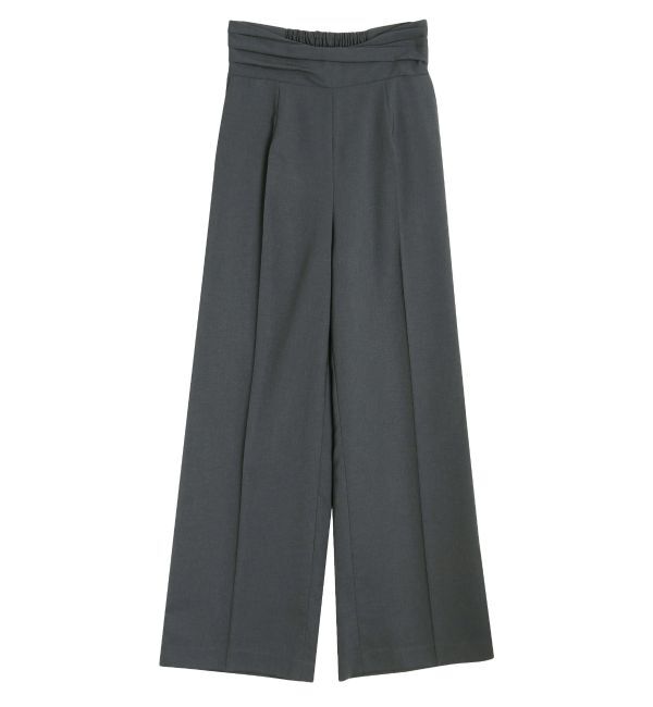 LAGUNAMOON「ウエストタッククロスパンツ」|その他|ネイビー