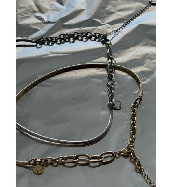 LAGUNAMOON「2WAYフープチェーンネックレス」|ネックレス|