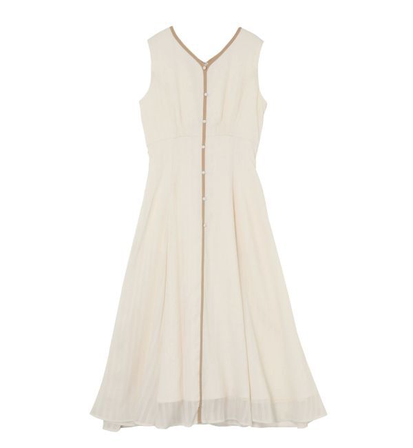 LAGUNAMOON「【追加生産】バイカラーパイピングワンピース」|ワンピース|