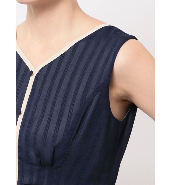 LAGUNAMOON「【追加生産】バイカラーパイピングワンピース」|ワンピース|