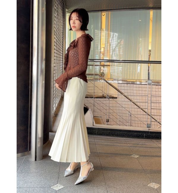 LAGUNAMOON「タックプリーツマーメイドスカート」|スカート|