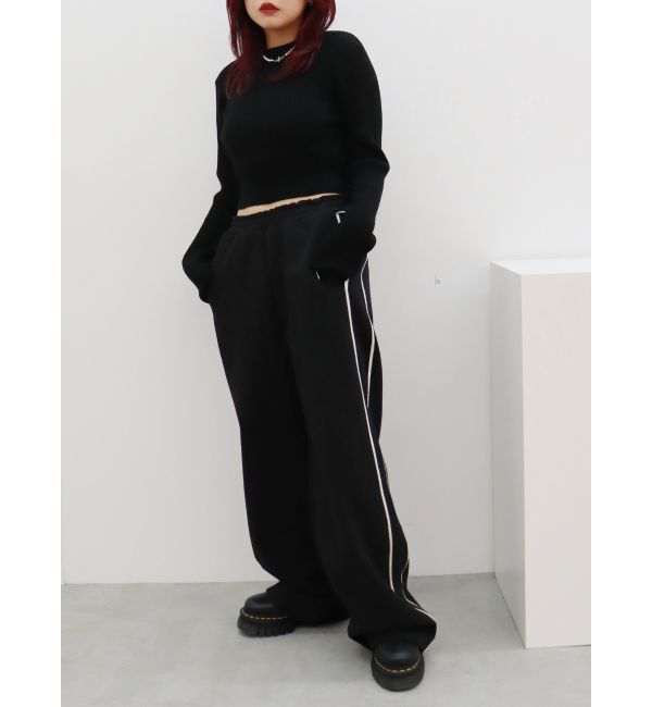 EVRIS「プレーティングリブニットトップス」|ニット・セーター|