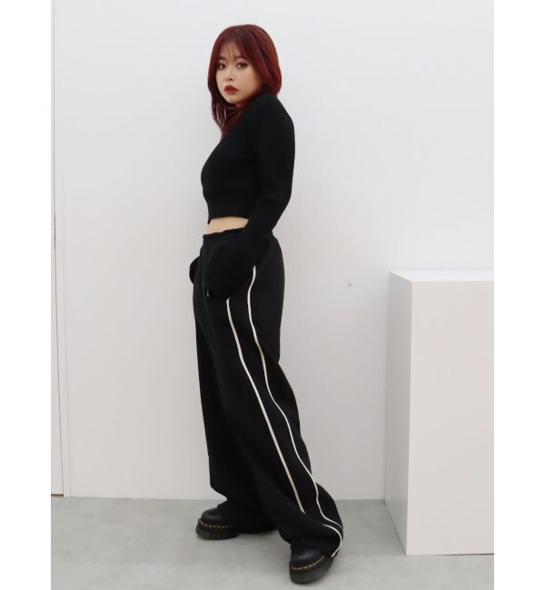 EVRIS「プレーティングリブニットトップス」|ニット・セーター|