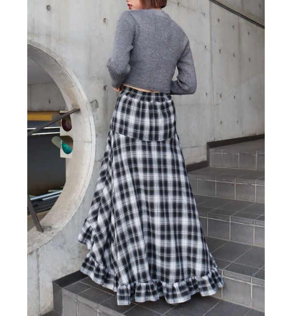 EVRIS「プレーティングリブニットトップス」|ニット・セーター|