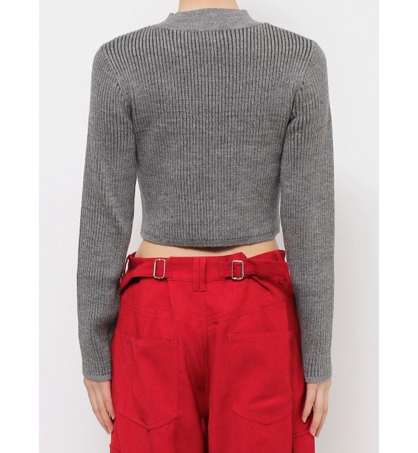 EVRIS「プレーティングリブニットトップス」|ニット・セーター|