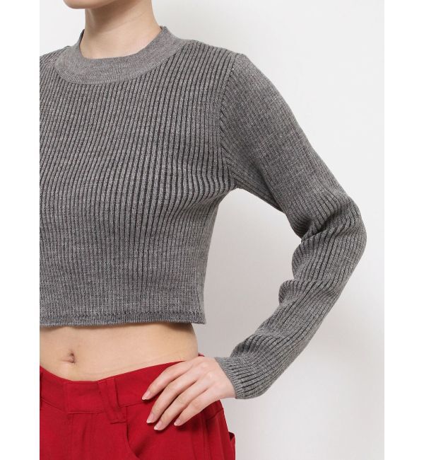 EVRIS「プレーティングリブニットトップス」|ニット・セーター|