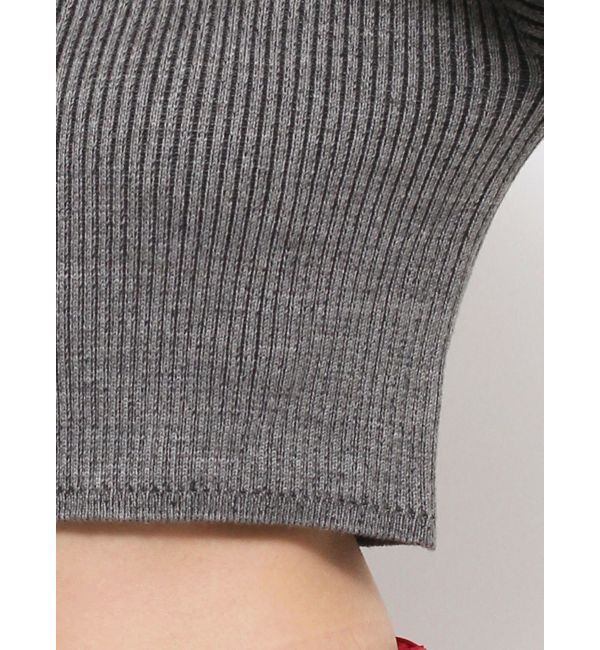 EVRIS「プレーティングリブニットトップス」|ニット・セーター|