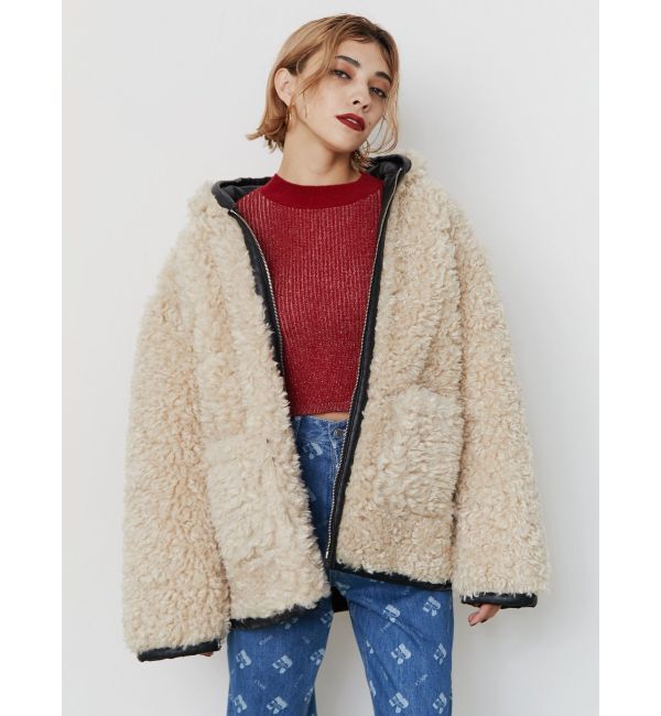 EVRIS「プレーティングリブニットトップス」|ニット・セーター|