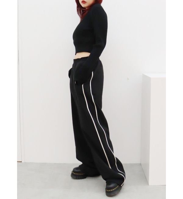 EVRIS「プレーティングリブニットトップス」|ニット・セーター|