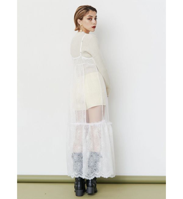 EVRIS「プレーティングリブニットトップス」|ニット・セーター|