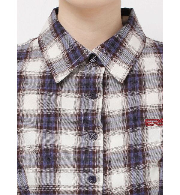 EVRIS「ワンポイントドロストショートシャツ」|シャツ・ブラウス|