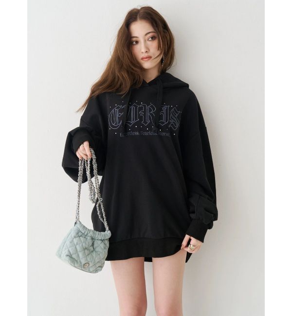 EVRIS「EVRISロゴオーバーサイズフーディー」|スウェット・ジャージ|