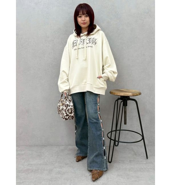 EVRIS「EVRISロゴオーバーサイズフーディー」|スウェット・ジャージ|