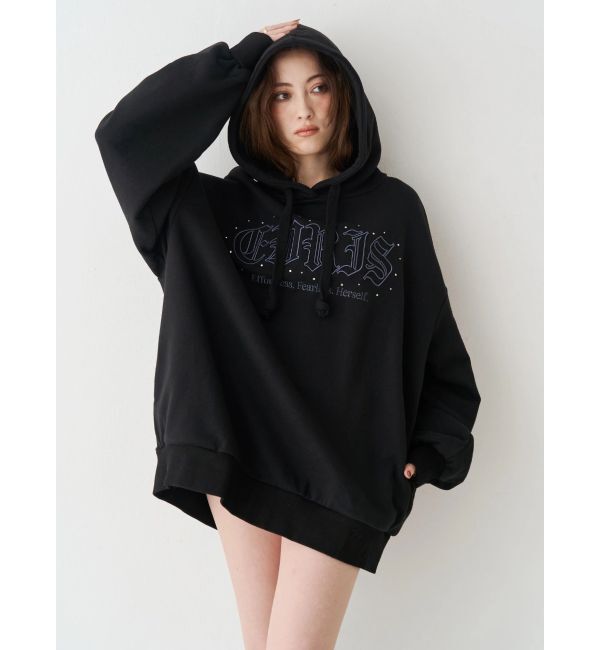 EVRIS「EVRISロゴオーバーサイズフーディー」|スウェット・ジャージ|