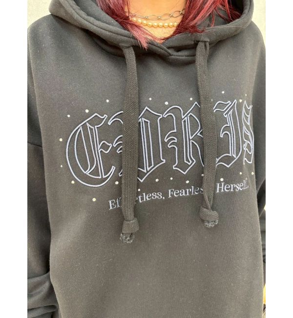 EVRIS「EVRISロゴオーバーサイズフーディー」|スウェット・ジャージ|