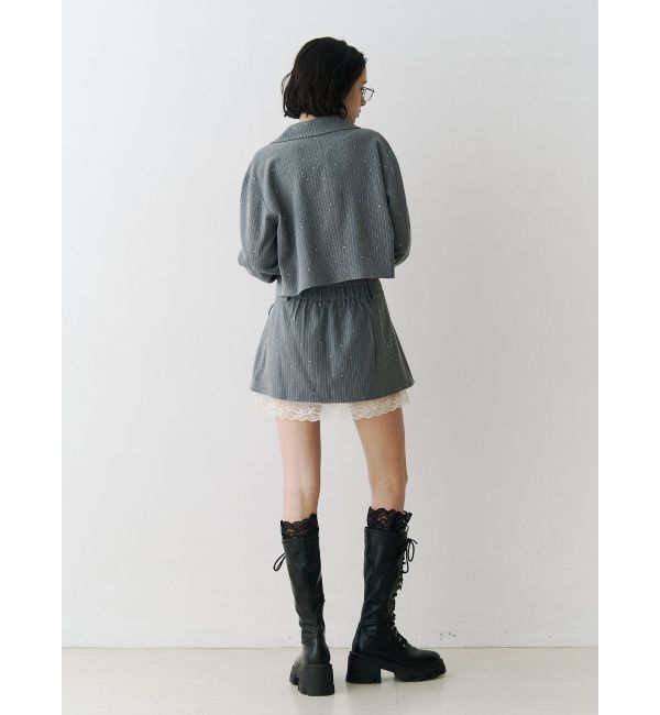 jouetie「ローズモチーフミニスカパン【セットアップ対応】」|スカート|