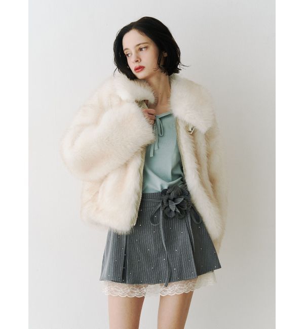 jouetie「ローズモチーフミニスカパン【セットアップ対応】」|スカート|