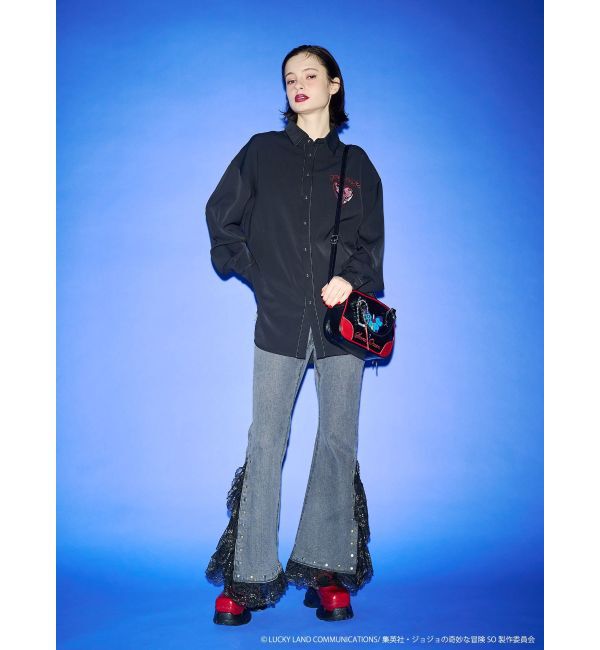 jouetie「【アニメ『ジョジョの奇妙な冒険 ストーンオーシャン』&times;jouetie】BIGシャツ」|シャツ・ブラウス|