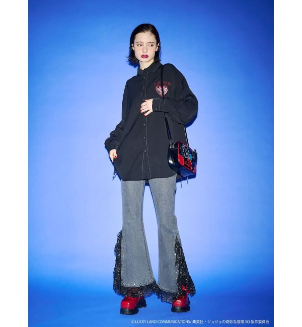 jouetie「【アニメ『ジョジョの奇妙な冒険 ストーンオーシャン』&times;jouetie】BIGシャツ」|シャツ・ブラウス|