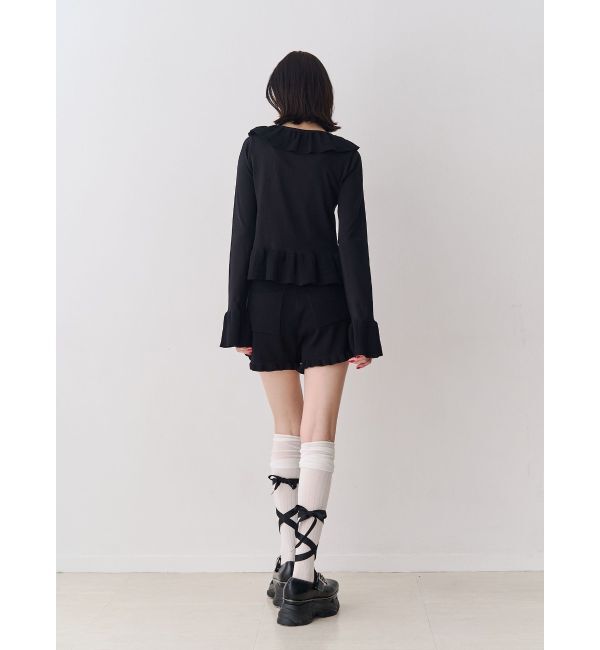 jouetie「ラッフルフリルコサージュニット」|ニット・セーター|