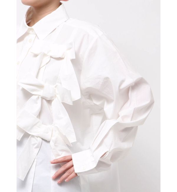 merry jenny「bon bon ribbon shirt」|シャツ・ブラウス|