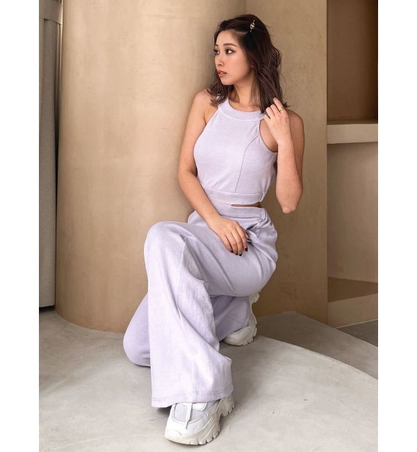 GYDA「バックZIPテレコロンパース」|オールインワン|