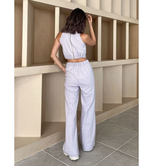 GYDA「バックZIPテレコロンパース」|オールインワン|