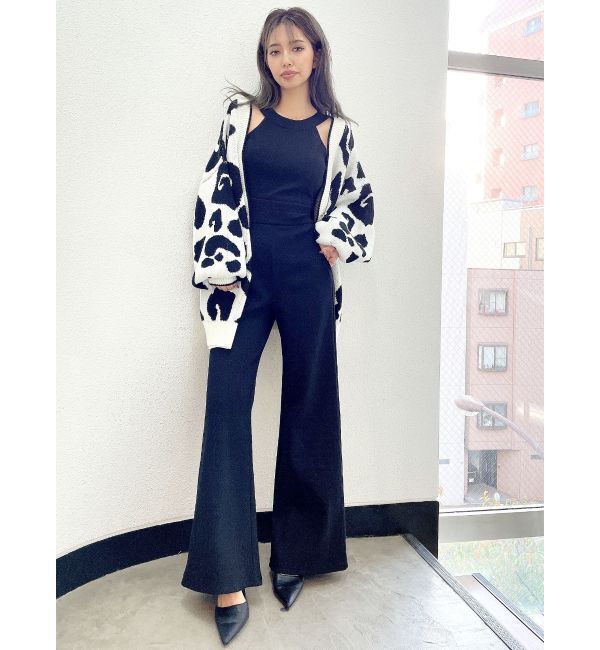 GYDA「バックZIPテレコロンパース」|オールインワン|