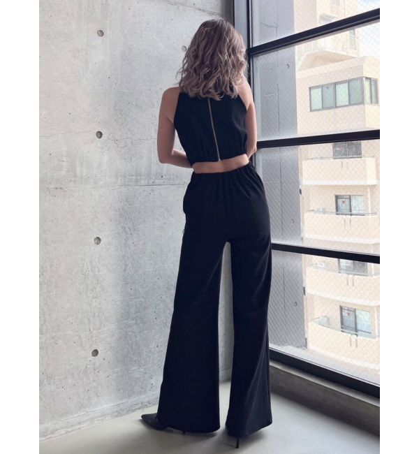 GYDA「バックZIPテレコロンパース」|オールインワン|