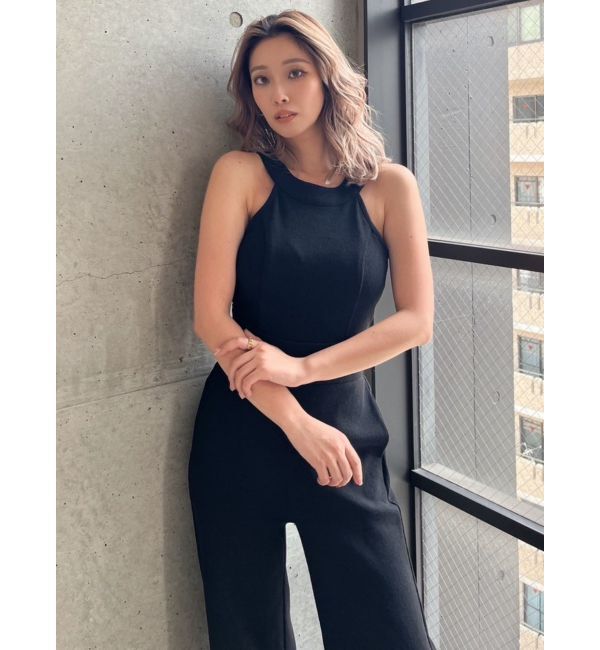 GYDA「バックZIPテレコロンパース」|オールインワン|