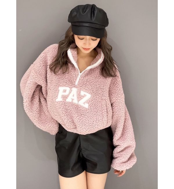 GYDA「フェイクレザーbrimキャスケット」|キャップ・キャスケット|