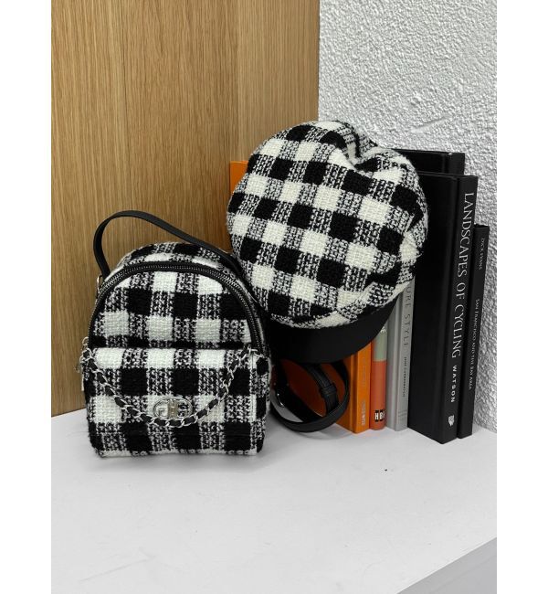 GYDA「フェイクレザーbrimキャスケット」|キャップ・キャスケット|