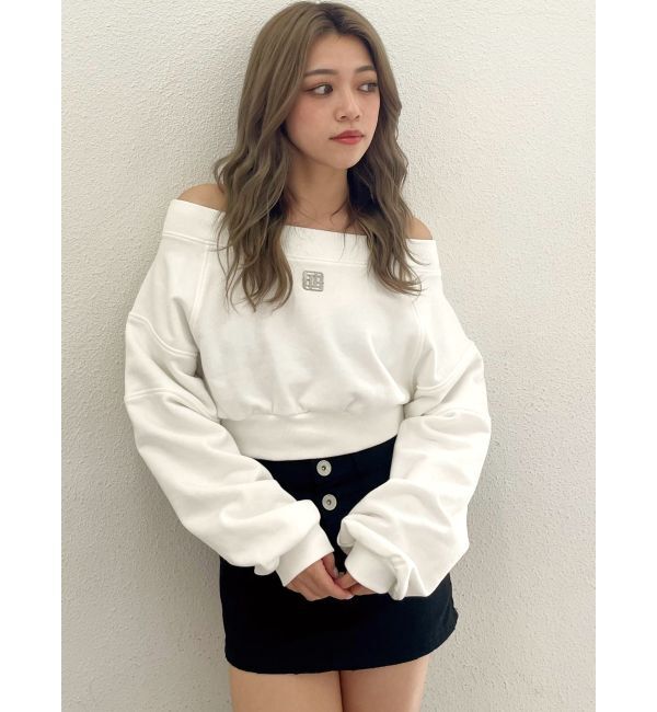 GYDA「Wウエストデザインスカートライクショートパンツ」|スカート|