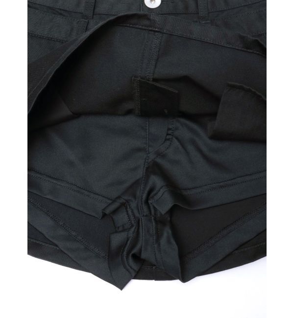 GYDA「Wウエストデザインスカートライクショートパンツ」|スカート|