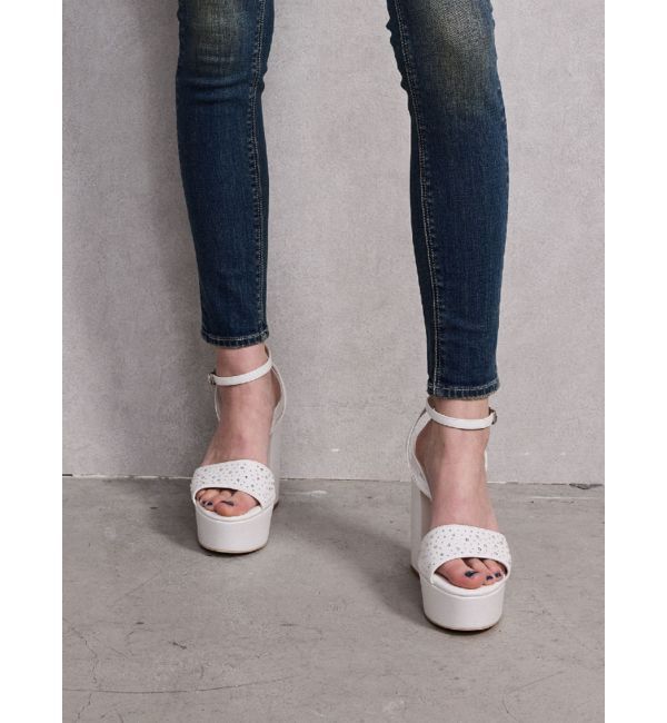 GYDA「ラインストーンサンダル」|サンダル|