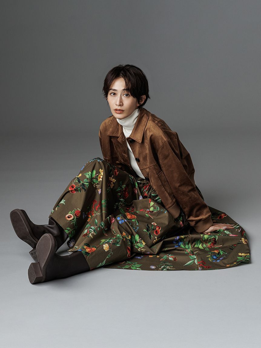 Mila Owen「【セットアップ対応】スウェードブルゾン」|ブルゾン・スタジャン|