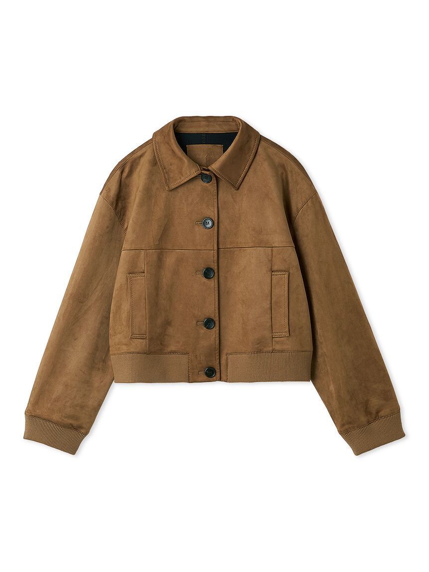 Mila Owen「【セットアップ対応】スウェードブルゾン」|ブルゾン・スタジャン|