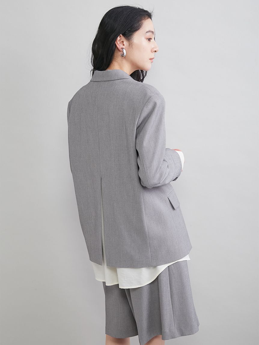 Mila Owen「シャツレイヤードジャケット」|テーラードジャケット|