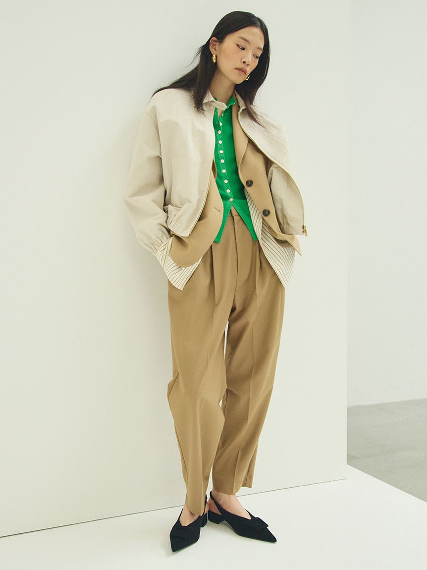 Mila Owen「シャツレイヤードジャケット」|テーラードジャケット|