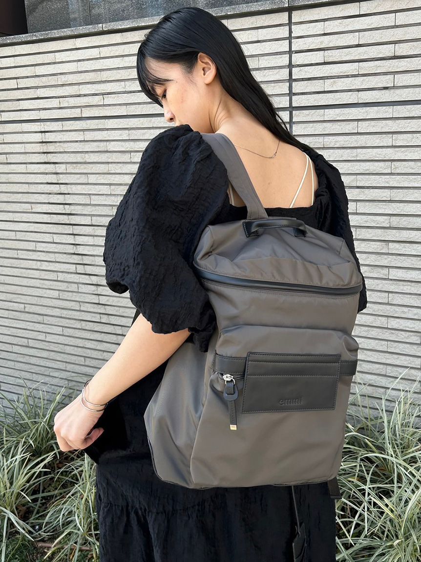 emmi atelier「【emmi atelier】eco  撥水ベーシックバックパック」|リュック|