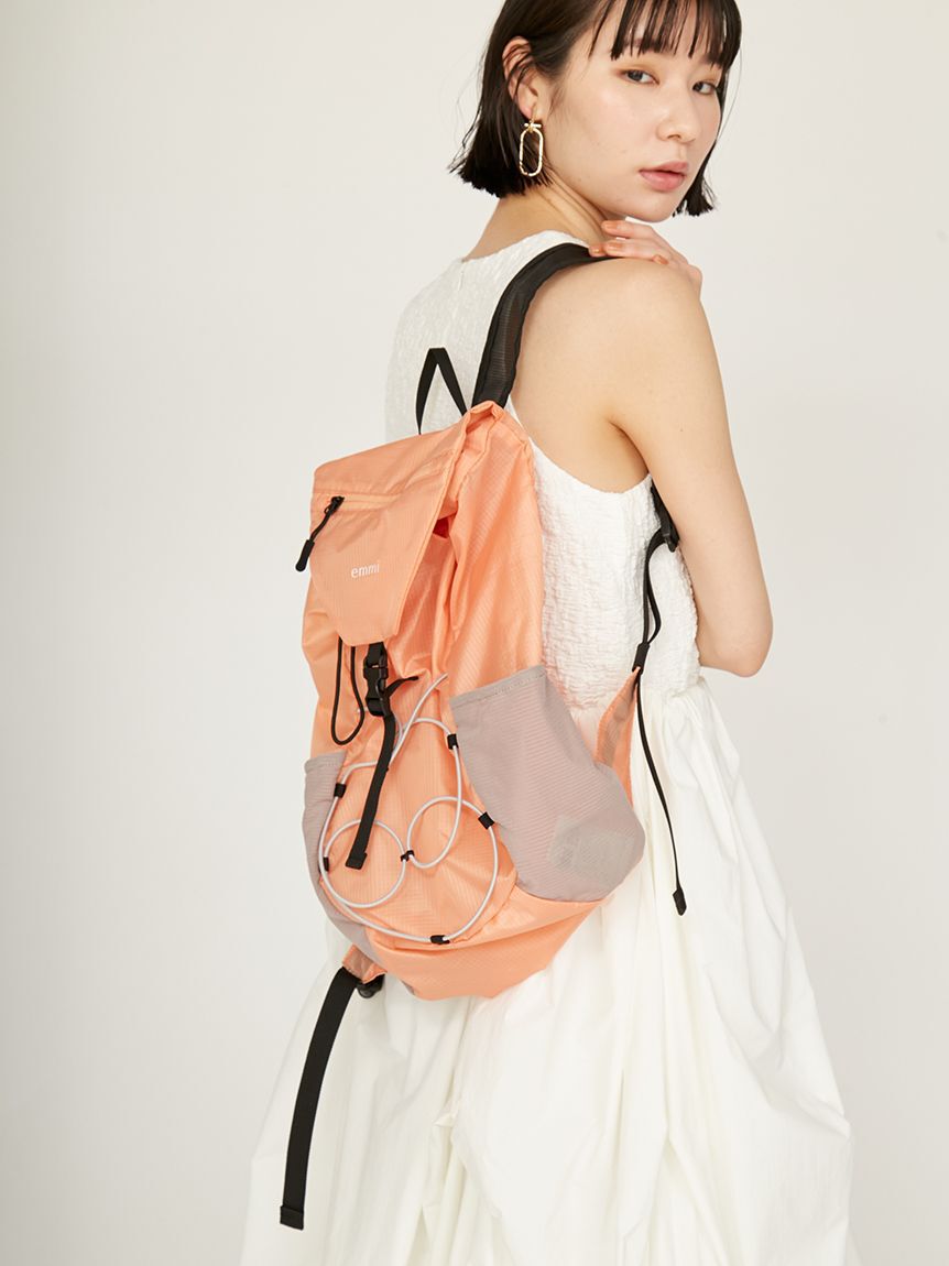 emmi atelier「【限定カラー】パッカブルバックパック」|リュック|