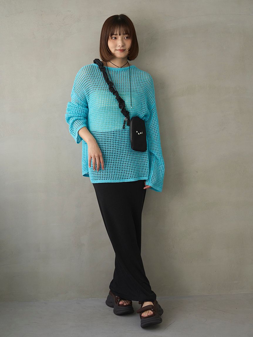 emmi atelier「ギャザーショルダースマホショルダー」|ショルダー・メッセンジャー|