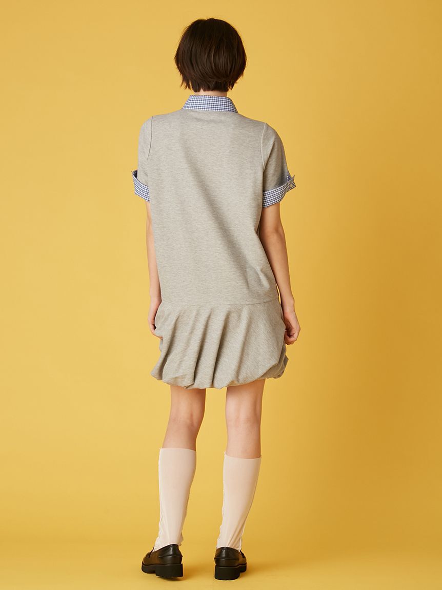 FURFUR「レイヤードポロシャツミニワンピ」|ワンピース|