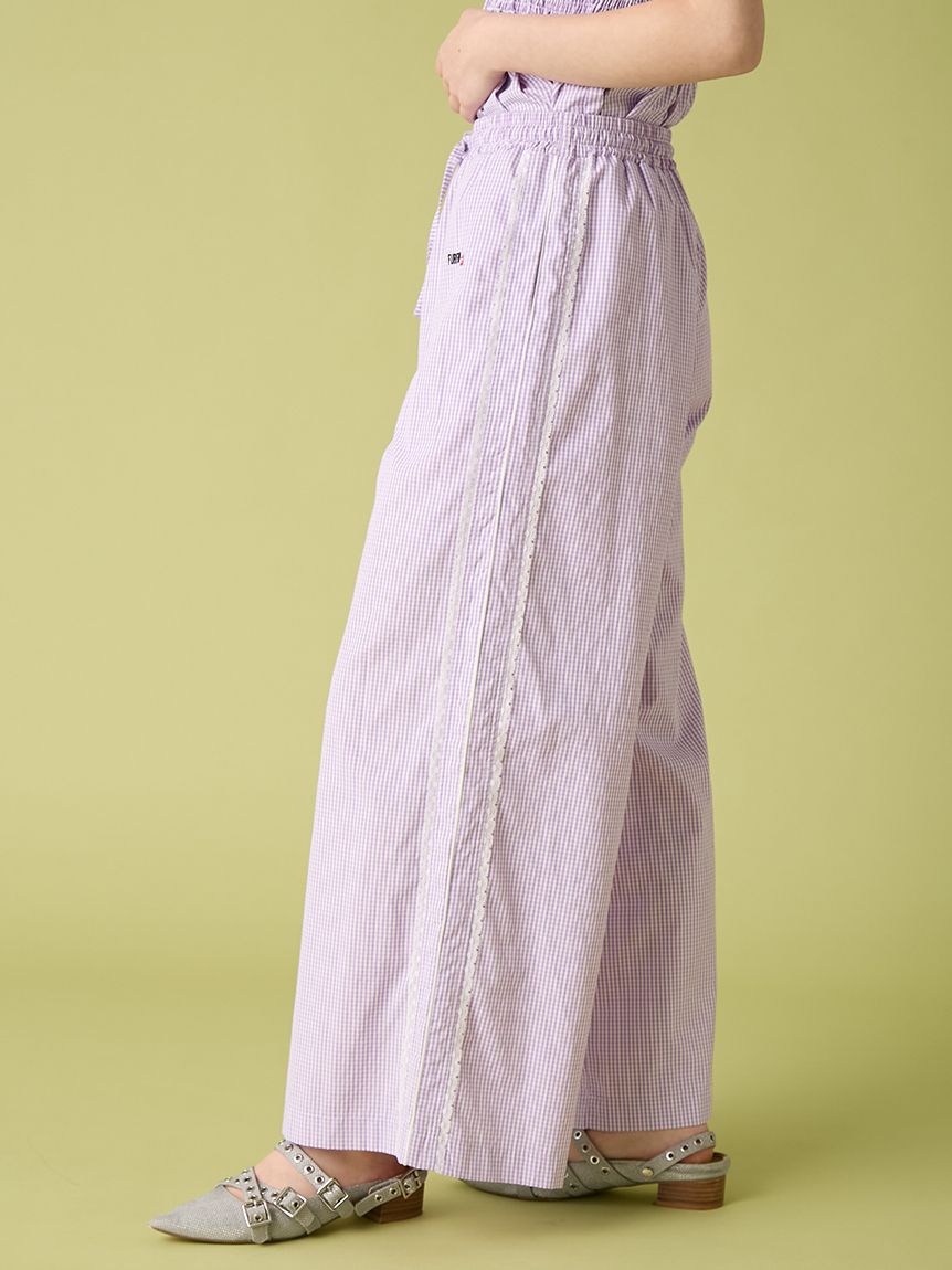 FURFUR「【WEB・一部店舗限定カラー】ギンガムチェックパジャマパンツ」|チノ|