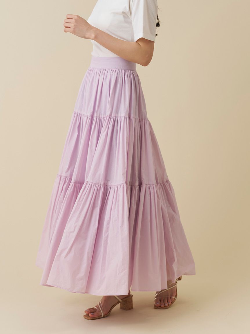 SNIDEL「ボリュームフレアスカート」|スカート|