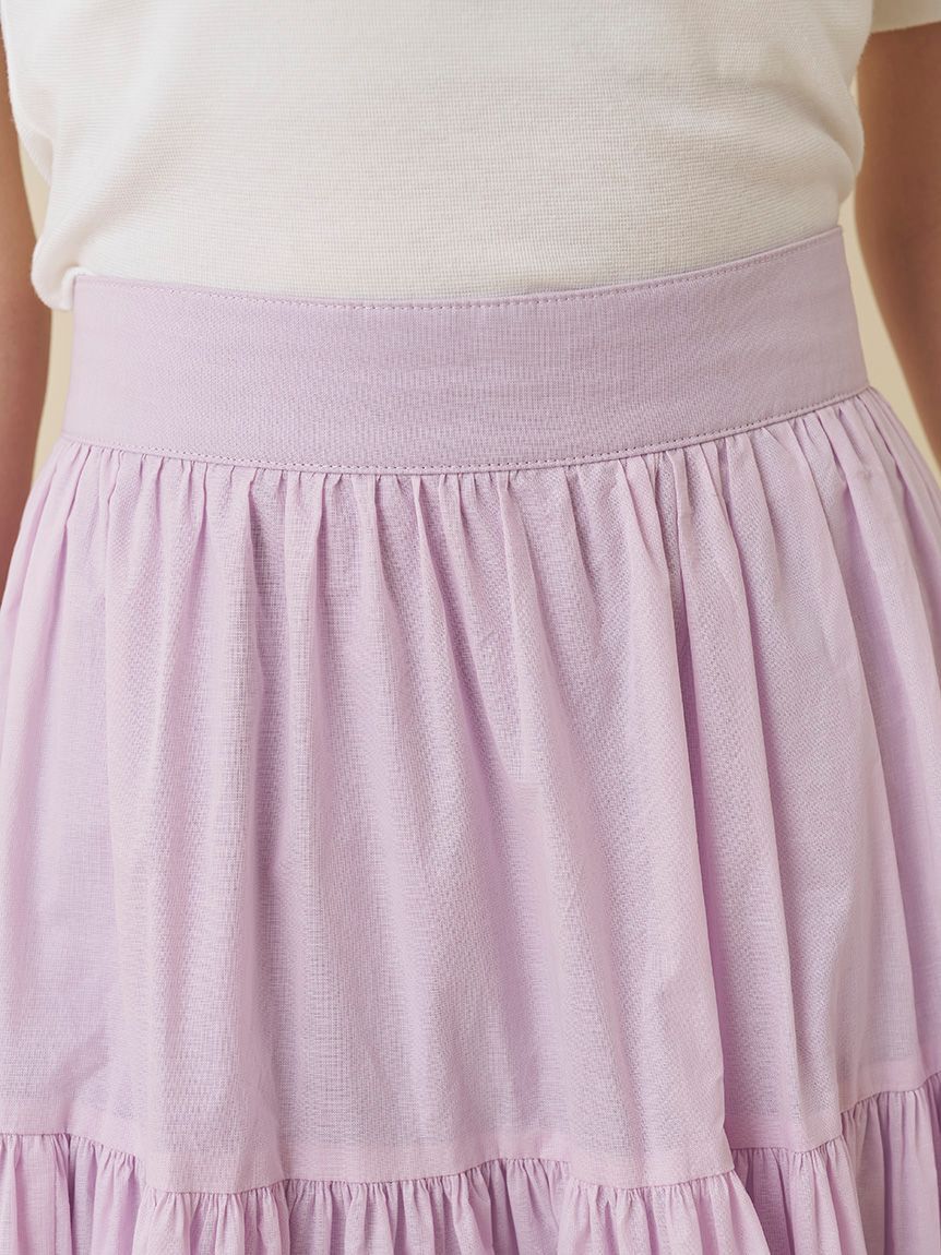 SNIDEL「ボリュームフレアスカート」|スカート|