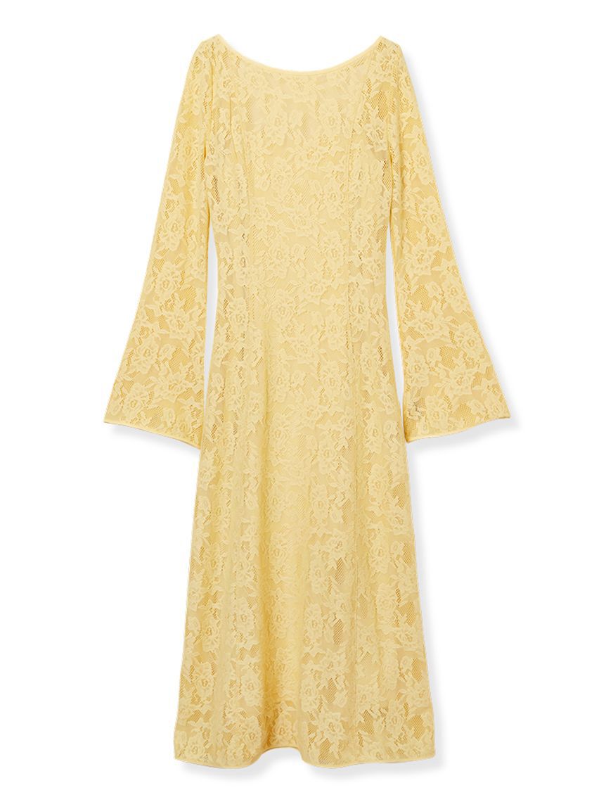 SNIDEL「カットレースワンピース」|ワンピース|YEL