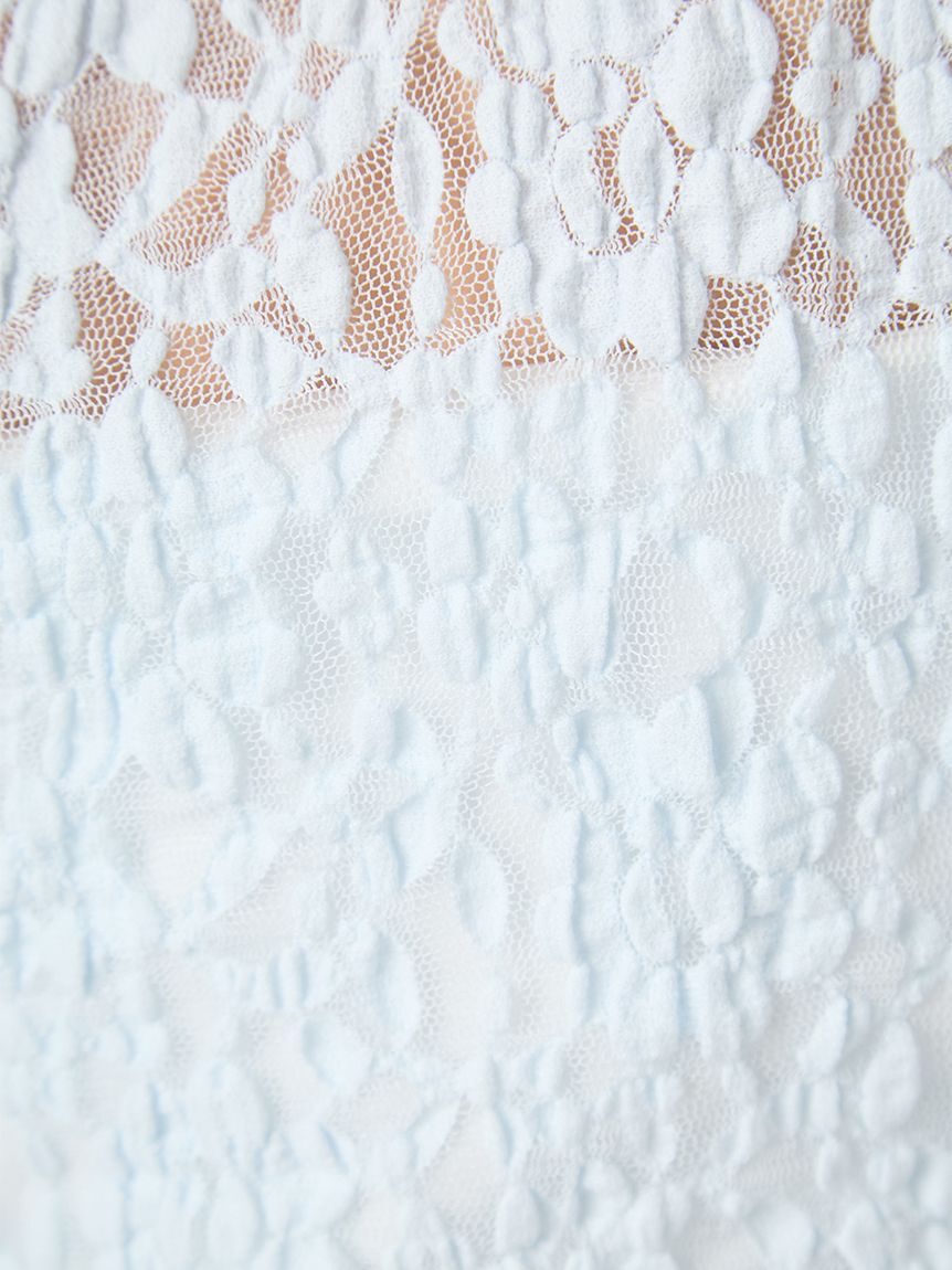 FRAY I.D「ラッフルデザインレーストップス」|Tシャツ・カットソー|