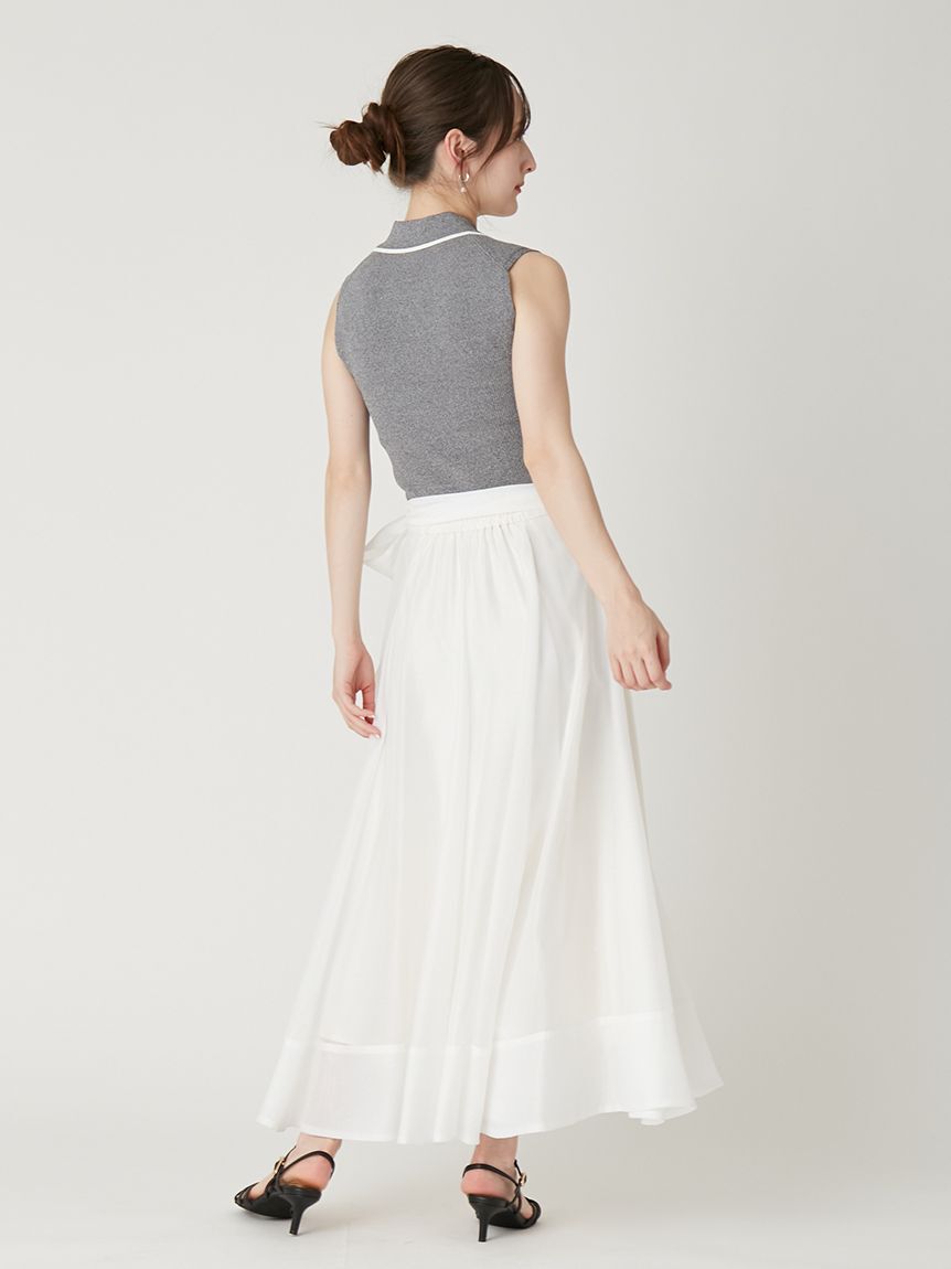 FRAY I.D「【00サイズあり】ポロニットドッキングワンピース」|ワンピース|